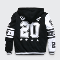 BATHING 20 UNIVERSE RETRO CARDIGAN HOODIE 5 STARS PRINTED JACKET - Thumbnail 3