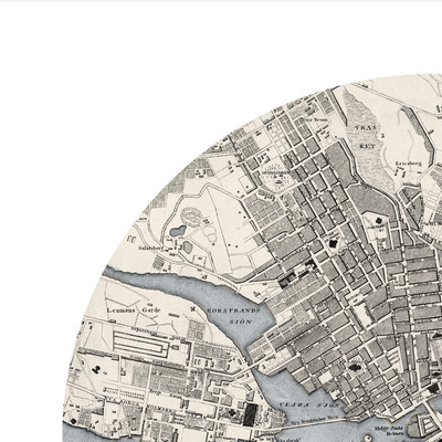 Stockholm - city poster - city map poster print