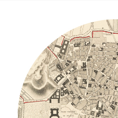 Madrid - city poster - city map poster print