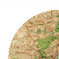 BRISBANE - city poster - city map poster print - Thumbnail 1