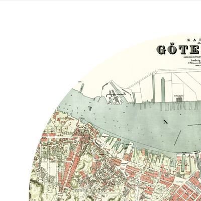 Gothenburg - city poster - city map poster print