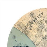 OAKLAND - city poster - city map poster print - Thumbnail 1