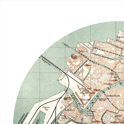 Venice - city poster - city map poster print