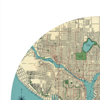 SEATTLE - city poster - city map poster print - Thumbnail 1