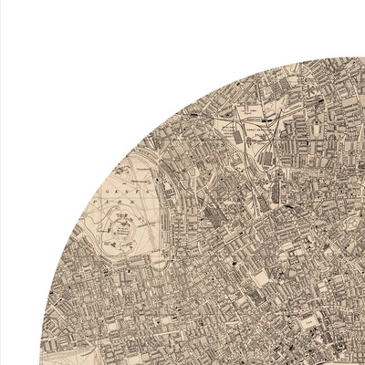 London - city poster - city map poster print