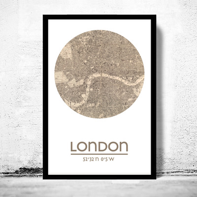 London - city poster - city map poster print - Thumbnail 5