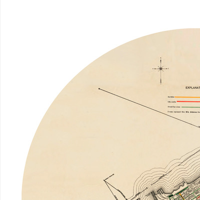 Cleveland - city poster - city map poster print