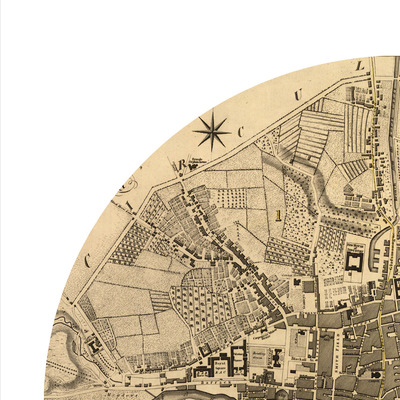 Dublin - city poster - city map poster print