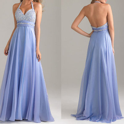 Lilac prom dress,long prom dress,halter prom dress,cheap prom dresses,party prom dress,evening dresses,156234 - Thumbnail 5