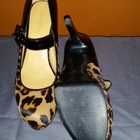 Nine West Leopard Print /Patent Leather Heel - Thumbnail 2