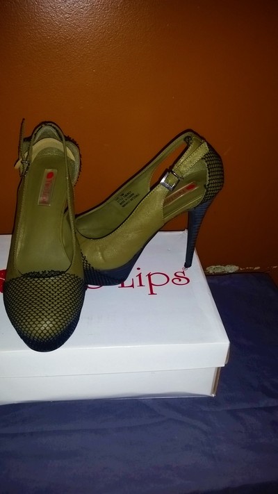 Olive Platform Stiletto 