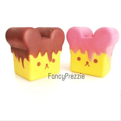 Jumbo rilakkuma honey toast squishy 
