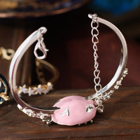 Harajuku planet kitty necklace bracelet - Thumbnail 2