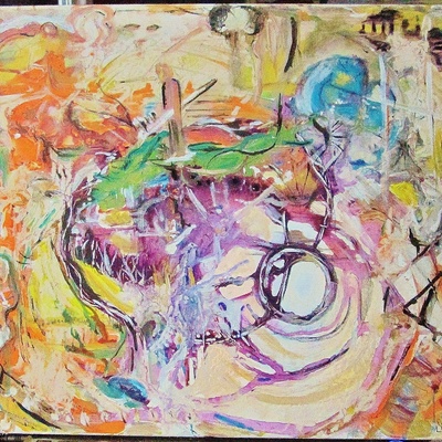 Money or permission, a painting 