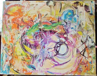 Money or permission, a painting 