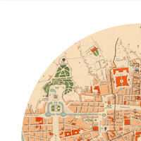 NIMES - city poster - city map poster print - Thumbnail 1