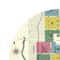 AUSTIN TX - city poster - city map poster print - Thumbnail 1