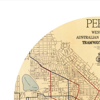 PERTH - city poster - city map poster print - Thumbnail 1