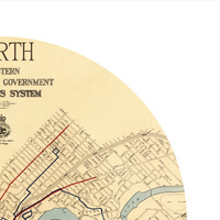 PERTH - city poster - city map poster print - Thumbnail 2