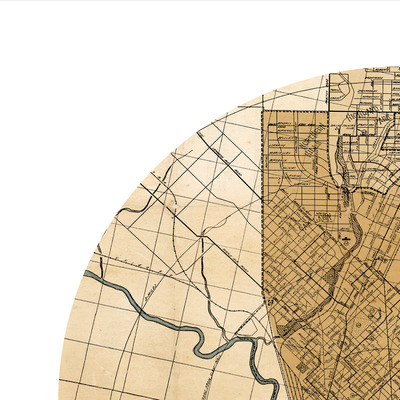 Dallas - city poster - city map poster print