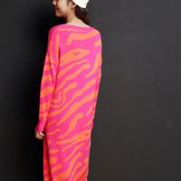 OTHERMIX LIGHT PINK CAMOFLAGE COMFORTABLE COTTON CASUAL DRESS 5MB4145X - Thumbnail 3