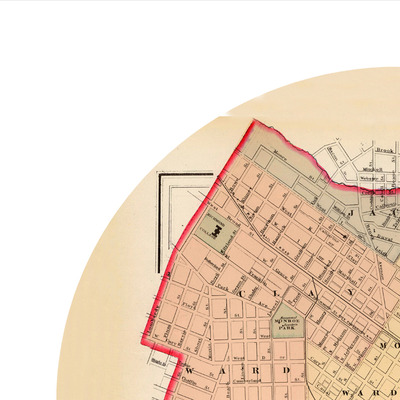 Richmond va - city poster - city map poster print