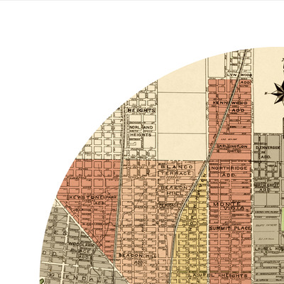 San antonio - city poster - city map poster print