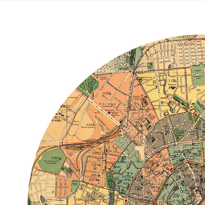 Moscow - city poster - city map poster print