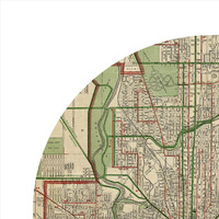 INDIANAPOLIS - city poster - city map poster print - Thumbnail 1