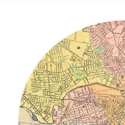 Providence - city poster - city map poster print