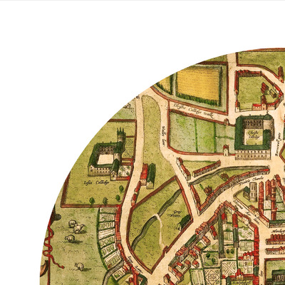 Cambridge uk - city poster - city map poster print