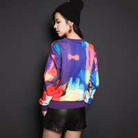WOOLEN INNER MULTICOLOR FIGURED OTHERMIX SWEATSHIRT 5ML4045X-1 - Thumbnail 2