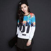 GOUCHE PAINTING FIGURED CASUAL SWEATSHIRT OTHERMIX 5ML4075X - Thumbnail 2