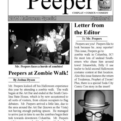 The peeper #9 digital pdf newsletter