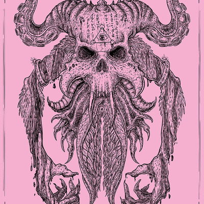 Beast totem-pink background - Thumbnail 3