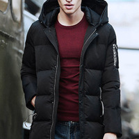 ARMYGREEN BLACK JAPANESE STYLE REMOVABLE CAP WARM WINTER COAT SA5M - Thumbnail 2