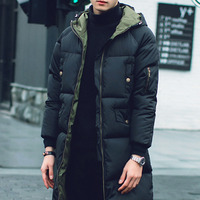 ARMYGREEN BLACK JAPANESE STREET FASHION WITH SIDE SEAM POCKET SA5M - Thumbnail 4