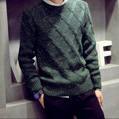 Twisting work mixed colors japanese street style sweater a247-m43