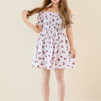 Lolita High Waist Cherry Dress - Thumbnail 1