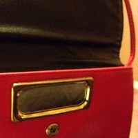 Vintage Red Leather Purse - Thumbnail 1
