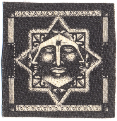 "Triune Star" hemp fabric patch
