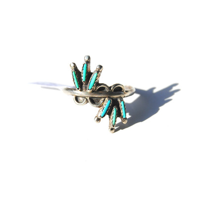 Vintage fanning turquoise