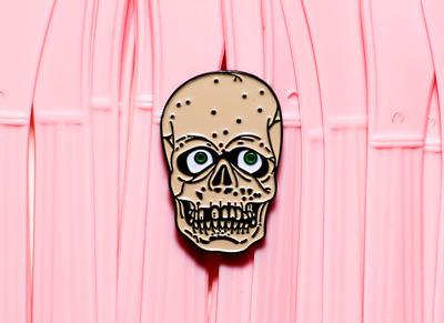 Skull Mask Enamel Pin 126