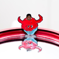 Meat Albert Enamel Pin SW021 - Thumbnail 1