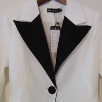black and white blazer - Thumbnail 2