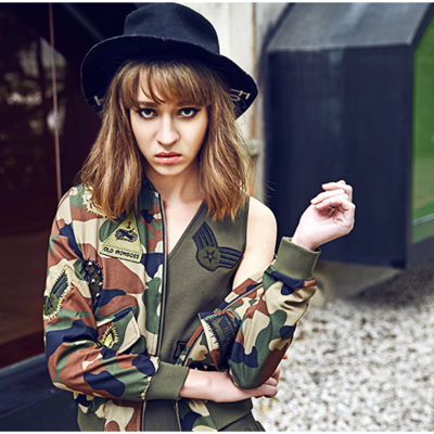 Maxmartin special design camouflage baseball jacket m60052j71 - Thumbnail 5