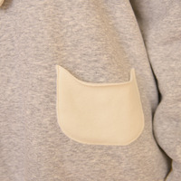 Navy Lapel Sweater - Thumbnail 3