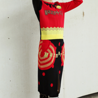 MAXMARTIN CONTRAST COLOR KNITTED TWO PIECES DRESS M5179 - Thumbnail 1