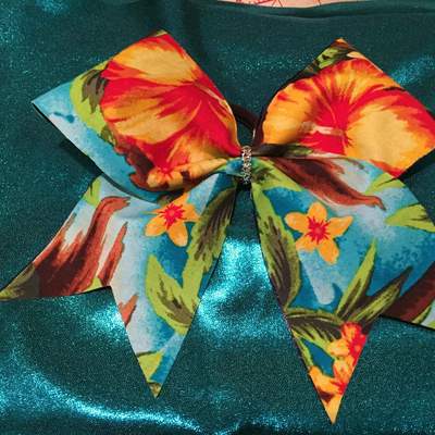 Hawaiian cheer bow