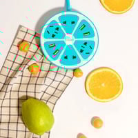 Beautiful Lemon Round USB Multifunction Charger Electrical Outlets IPGC04 - Thumbnail 2